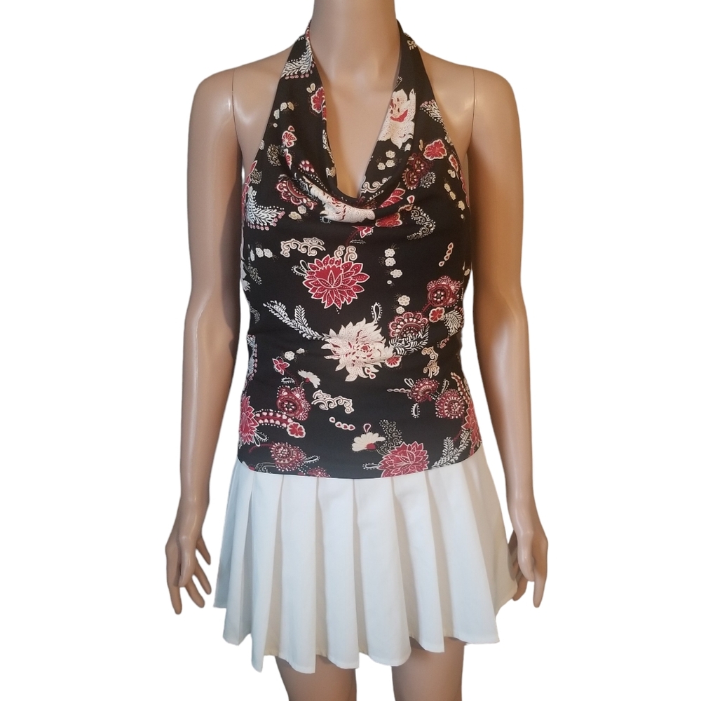 Vintage A.Byer Floral Halter Top